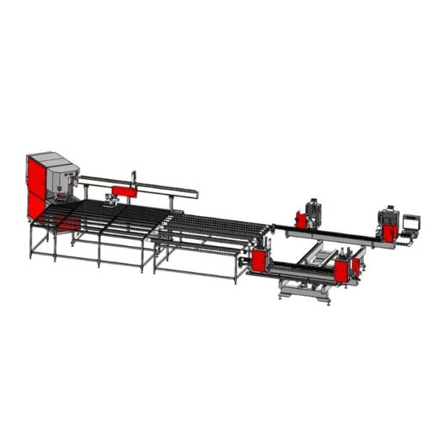 FL-920 (E-LINE 1) FOUR-CORNER WELDING and CNC CORNER CLEANING LINE
